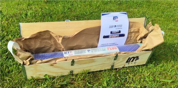 Photo d'un IRRIG'POWER PLUS dans sa caisse de transport